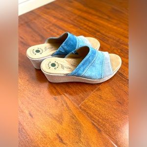 Earth Origins Myra boho wedge slip on sandals